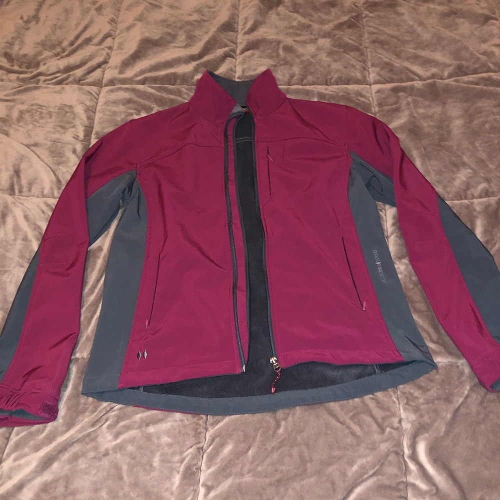 Black Diamond Maroon Womens Winter Jacket (M)